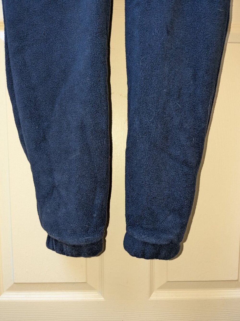 Onepiece Norway Navy Blue Fleece Jumpsuit Medium Sherpa Collar Mens Lounge Zip - Picture 4 of 16